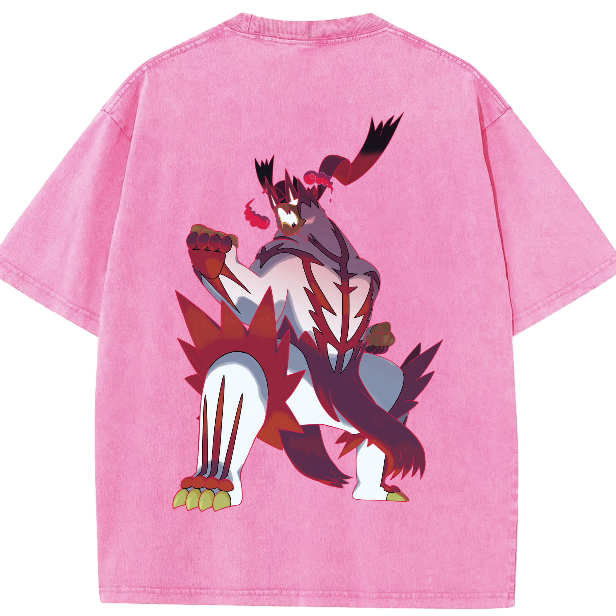 （画像用） ポケットモンスター Pokémon 綿100% ヴィンテージ風 半袖Tシャツ（背面プリント）
